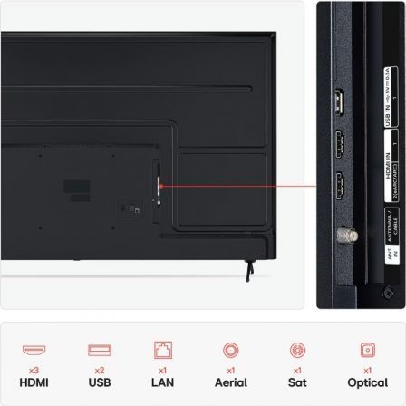 LG Smart TV 75 pulgadas 4K Ultra HD UHD AI 75UA75006LA Negro